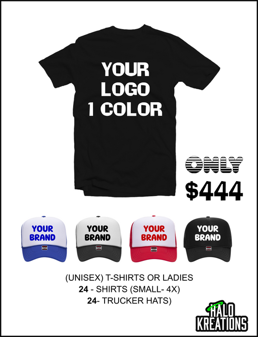 (Unisex) - T-shirts or Ladies - 24 Shirts
